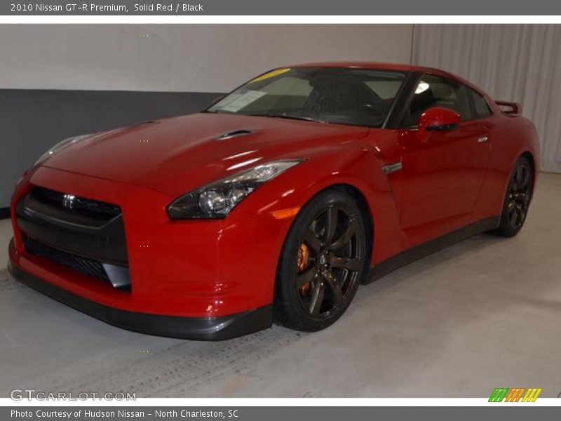 Solid Red / Black 2010 Nissan GT-R Premium