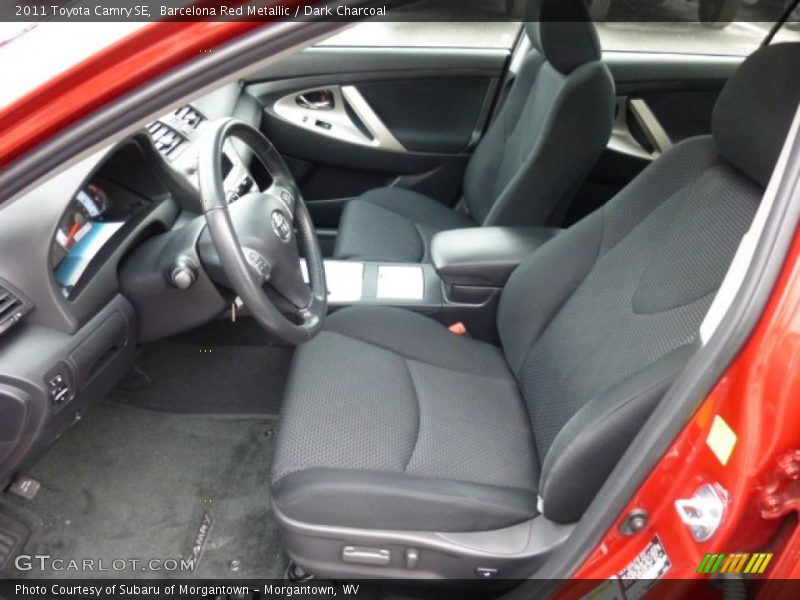 Barcelona Red Metallic / Dark Charcoal 2011 Toyota Camry SE