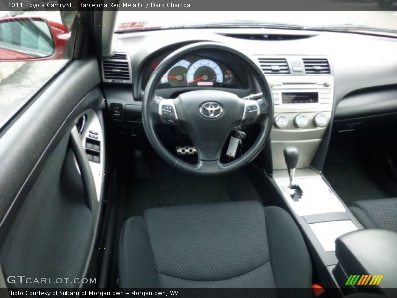 Barcelona Red Metallic / Dark Charcoal 2011 Toyota Camry SE