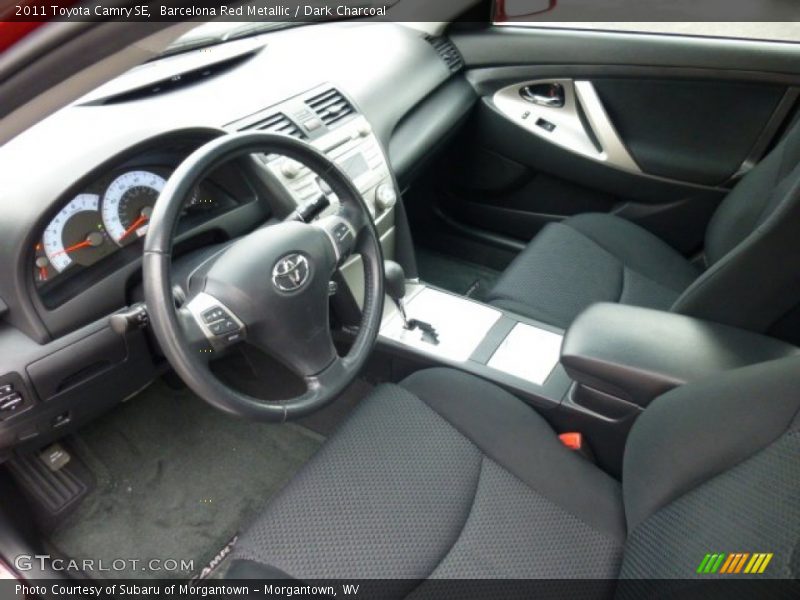 Barcelona Red Metallic / Dark Charcoal 2011 Toyota Camry SE