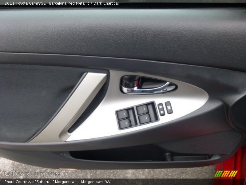 Barcelona Red Metallic / Dark Charcoal 2011 Toyota Camry SE