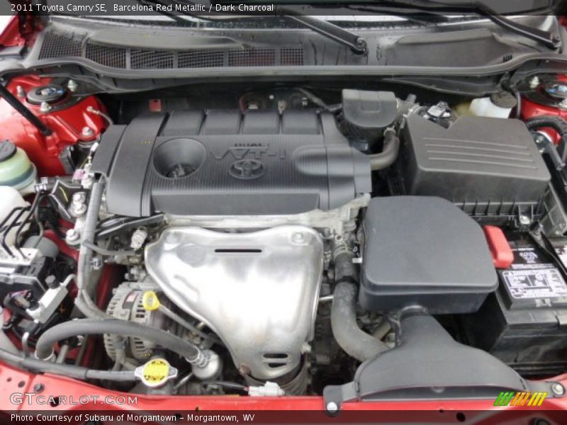 Barcelona Red Metallic / Dark Charcoal 2011 Toyota Camry SE