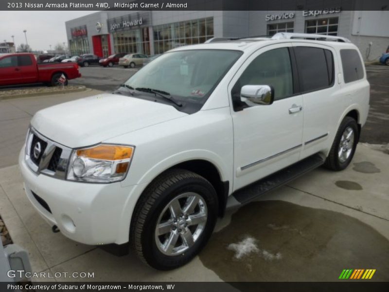Midnight Garnet / Almond 2013 Nissan Armada Platinum 4WD