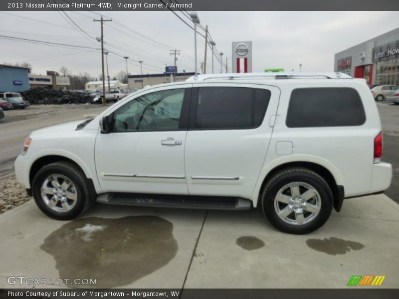 2013 Armada Platinum 4WD Midnight Garnet