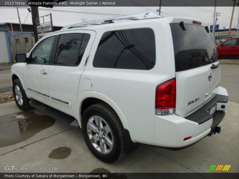 Midnight Garnet / Almond 2013 Nissan Armada Platinum 4WD