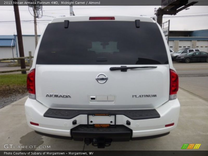 Midnight Garnet / Almond 2013 Nissan Armada Platinum 4WD