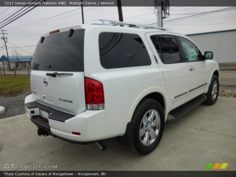 Midnight Garnet / Almond 2013 Nissan Armada Platinum 4WD