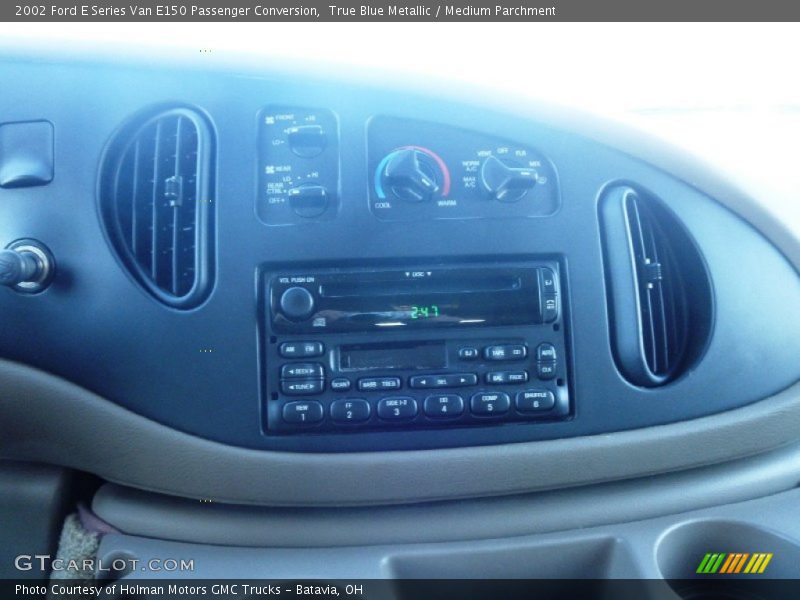 True Blue Metallic / Medium Parchment 2002 Ford E Series Van E150 Passenger Conversion