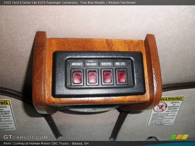 True Blue Metallic / Medium Parchment 2002 Ford E Series Van E150 Passenger Conversion