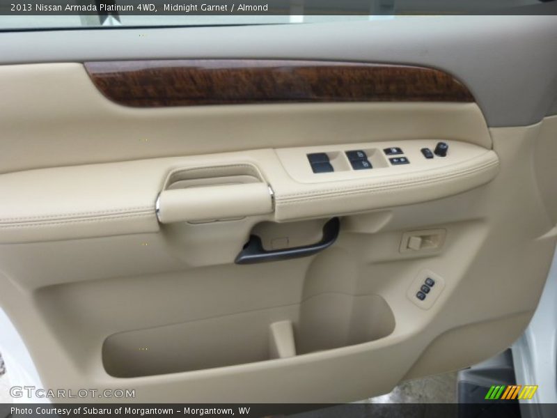 Door Panel of 2013 Armada Platinum 4WD