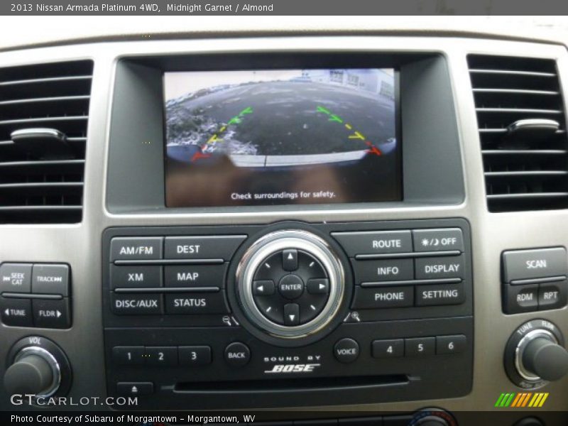 Controls of 2013 Armada Platinum 4WD