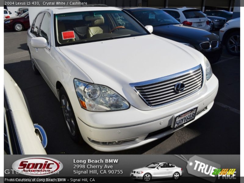 Crystal White / Cashmere 2004 Lexus LS 430