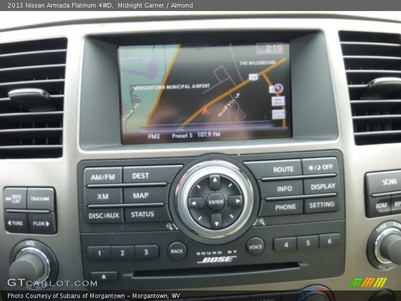 Controls of 2013 Armada Platinum 4WD