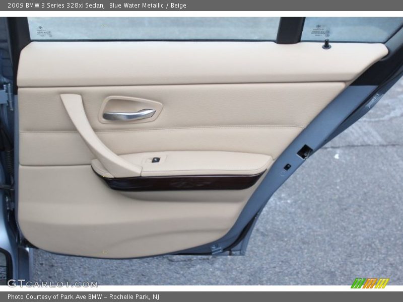 Blue Water Metallic / Beige 2009 BMW 3 Series 328xi Sedan