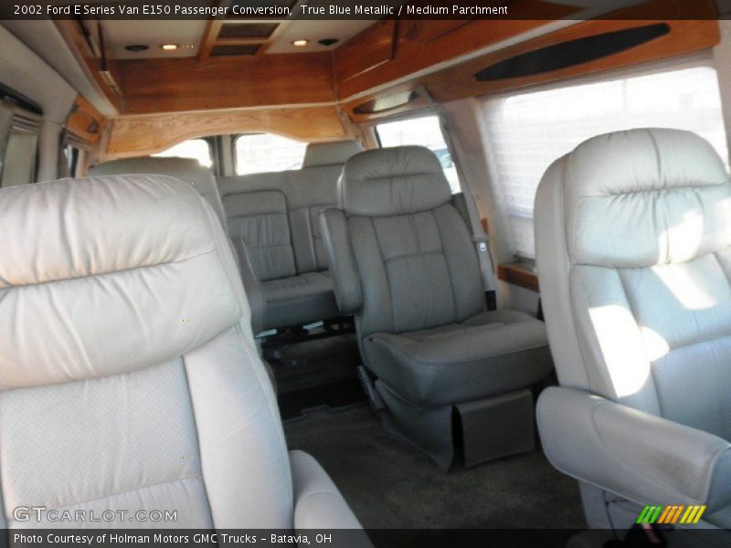 True Blue Metallic / Medium Parchment 2002 Ford E Series Van E150 Passenger Conversion
