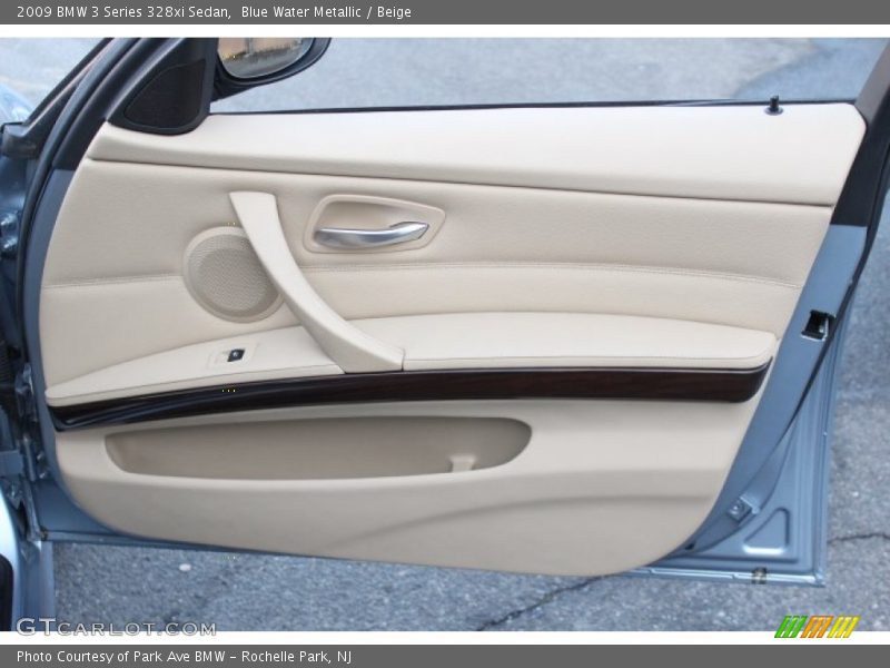 Blue Water Metallic / Beige 2009 BMW 3 Series 328xi Sedan