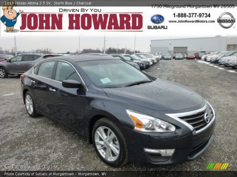 Storm Blue / Charcoal 2013 Nissan Altima 2.5 SV