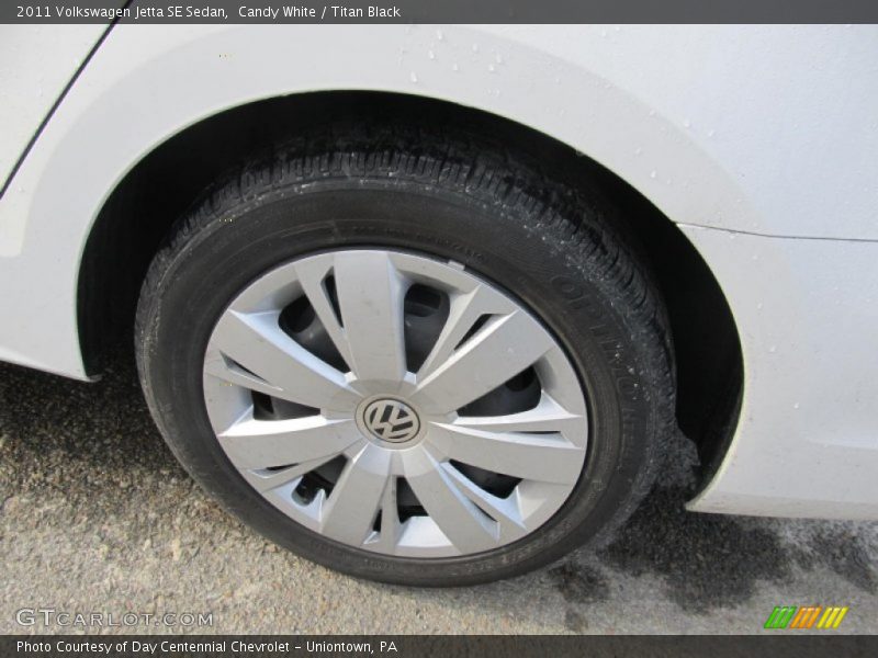 Candy White / Titan Black 2011 Volkswagen Jetta SE Sedan