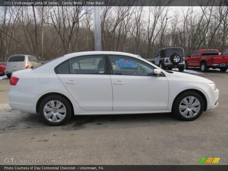 Candy White / Titan Black 2011 Volkswagen Jetta SE Sedan