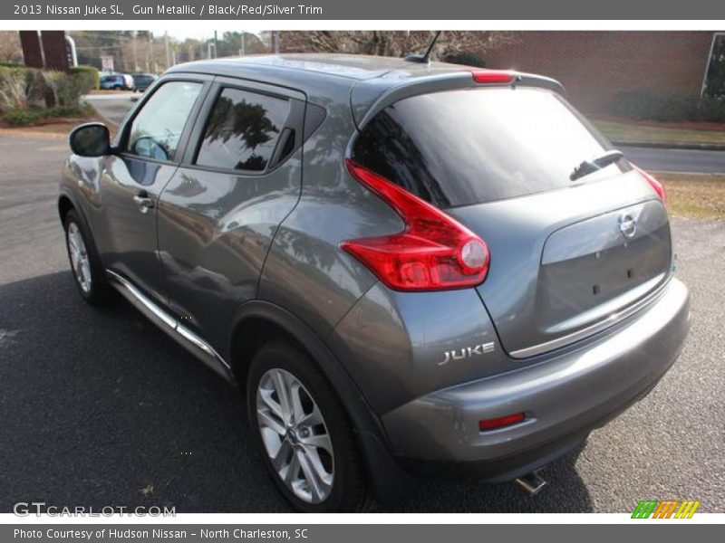 Gun Metallic / Black/Red/Silver Trim 2013 Nissan Juke SL