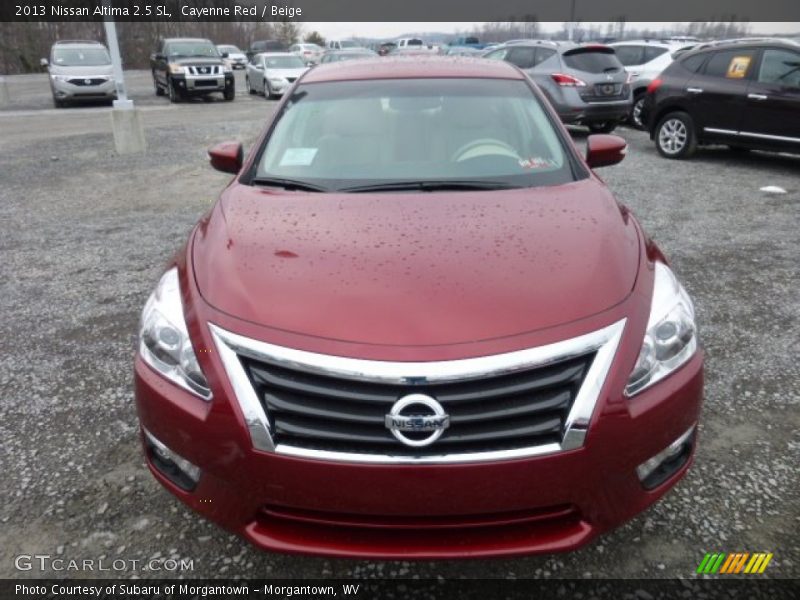 Cayenne Red / Beige 2013 Nissan Altima 2.5 SL
