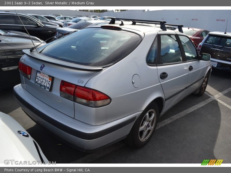 Silver Metallic / Medium Gray 2001 Saab 9-3 Sedan