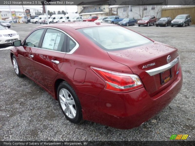 Cayenne Red / Beige 2013 Nissan Altima 2.5 SL