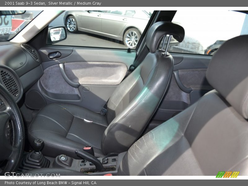 Silver Metallic / Medium Gray 2001 Saab 9-3 Sedan