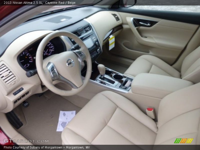 Cayenne Red / Beige 2013 Nissan Altima 2.5 SL