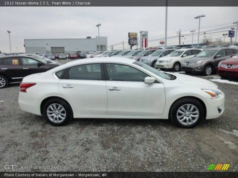 Pearl White / Charcoal 2013 Nissan Altima 2.5 S