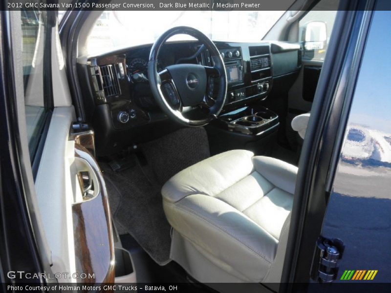 Dark Blue Metallic / Medium Pewter 2012 GMC Savana Van 1500 Passenger Conversion