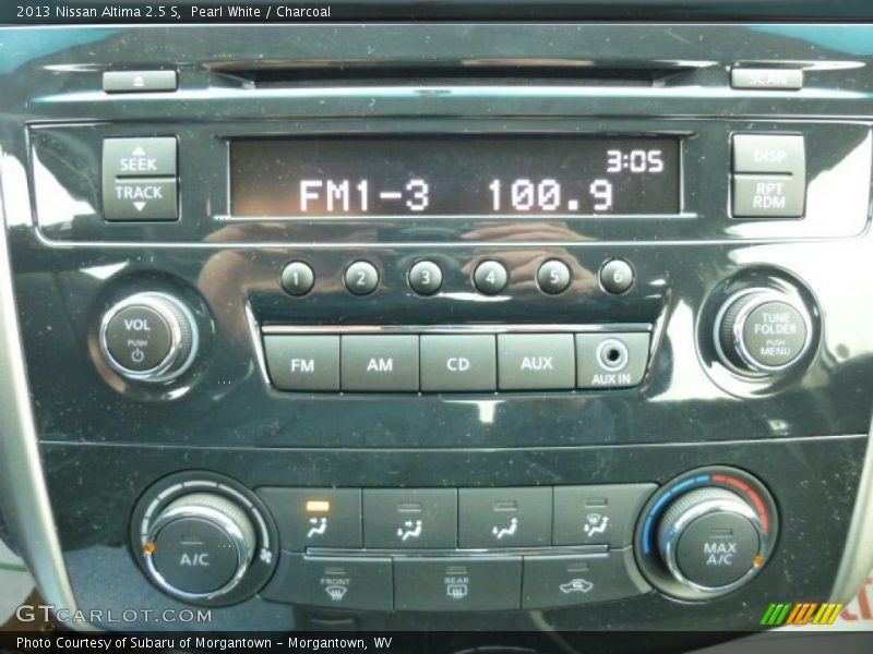 Pearl White / Charcoal 2013 Nissan Altima 2.5 S