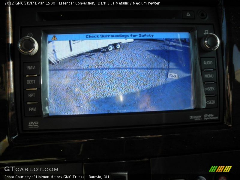 Dark Blue Metallic / Medium Pewter 2012 GMC Savana Van 1500 Passenger Conversion