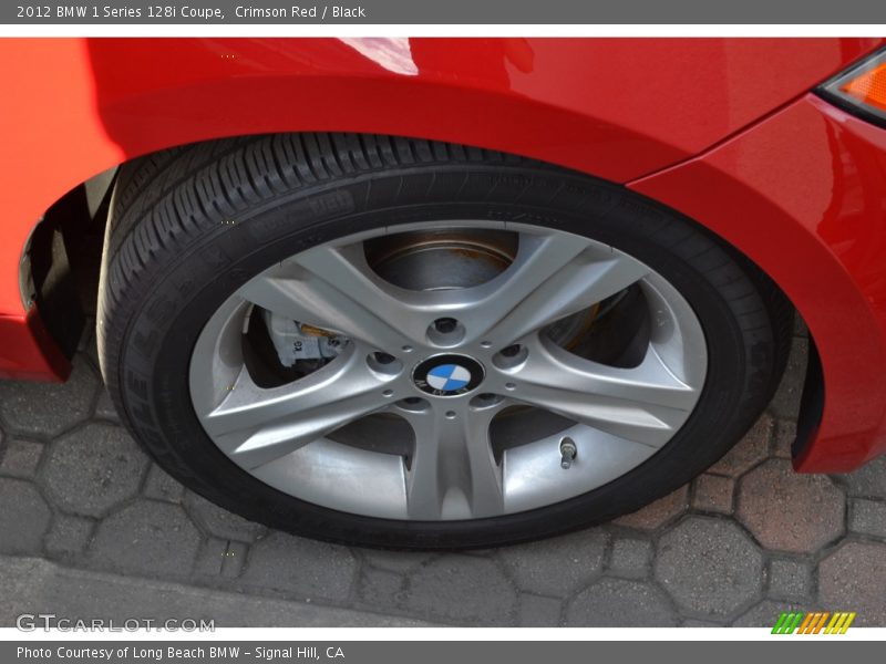 Crimson Red / Black 2012 BMW 1 Series 128i Coupe