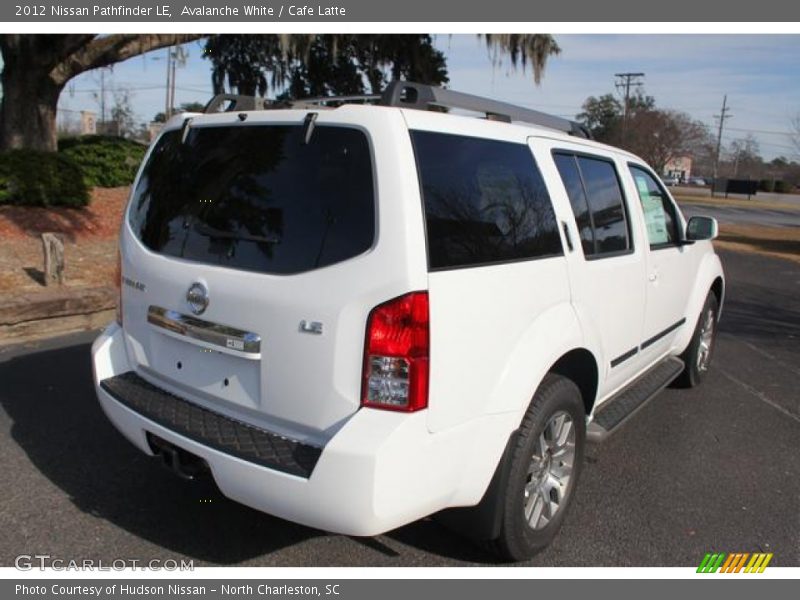 Avalanche White / Cafe Latte 2012 Nissan Pathfinder LE