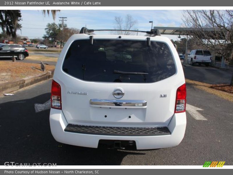 Avalanche White / Cafe Latte 2012 Nissan Pathfinder LE