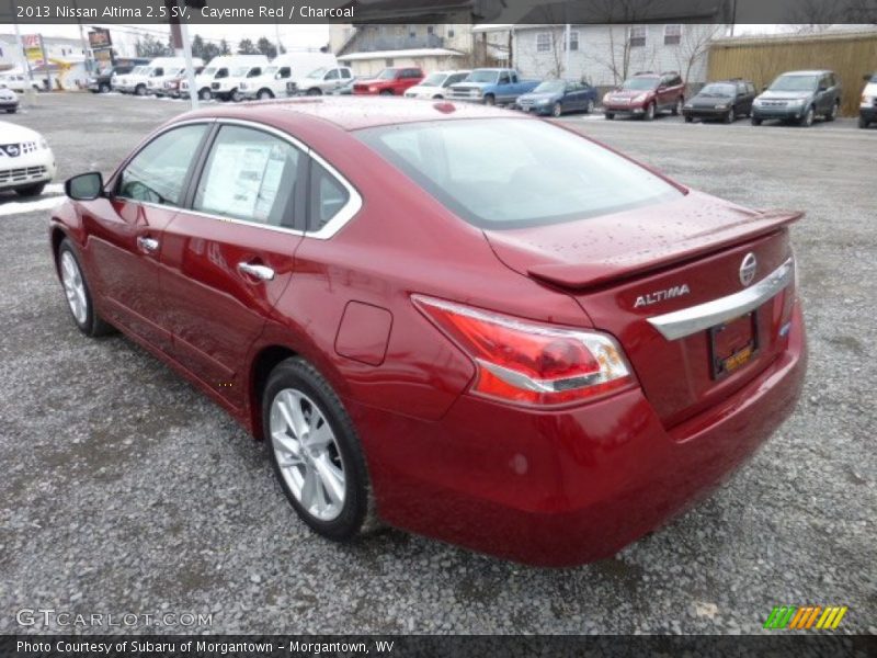 Cayenne Red / Charcoal 2013 Nissan Altima 2.5 SV