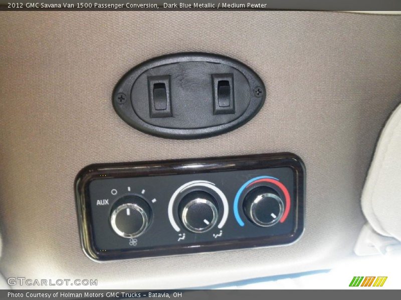 Controls of 2012 Savana Van 1500 Passenger Conversion