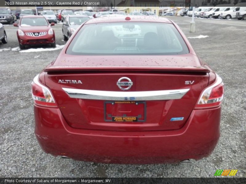 Cayenne Red / Charcoal 2013 Nissan Altima 2.5 SV