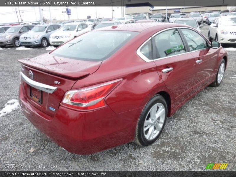 Cayenne Red / Charcoal 2013 Nissan Altima 2.5 SV