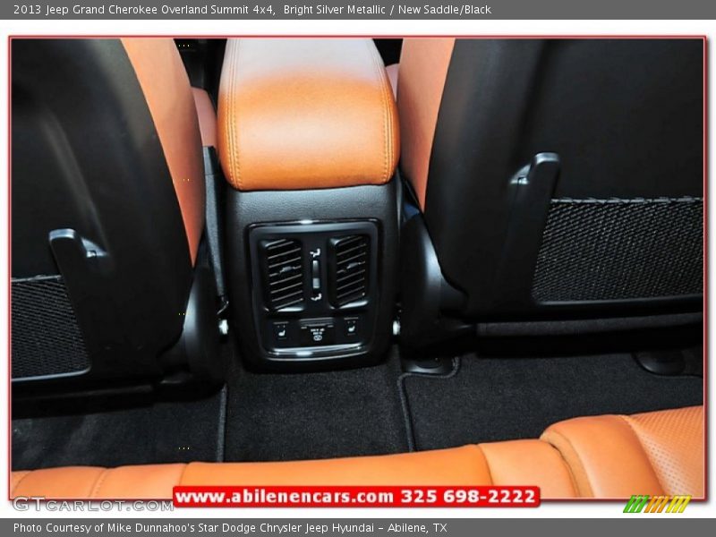 Bright Silver Metallic / New Saddle/Black 2013 Jeep Grand Cherokee Overland Summit 4x4