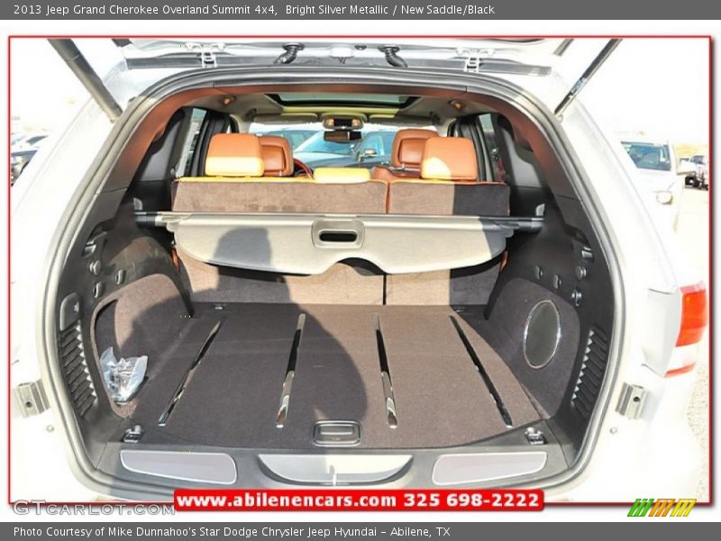 Bright Silver Metallic / New Saddle/Black 2013 Jeep Grand Cherokee Overland Summit 4x4