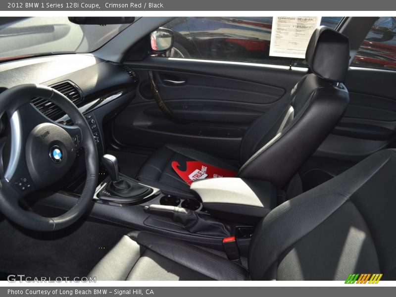 Crimson Red / Black 2012 BMW 1 Series 128i Coupe