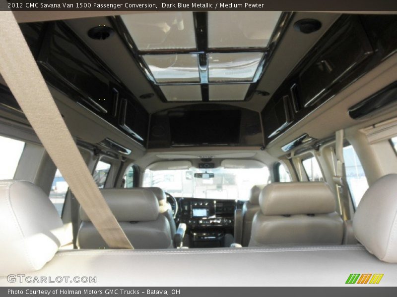 Dark Blue Metallic / Medium Pewter 2012 GMC Savana Van 1500 Passenger Conversion