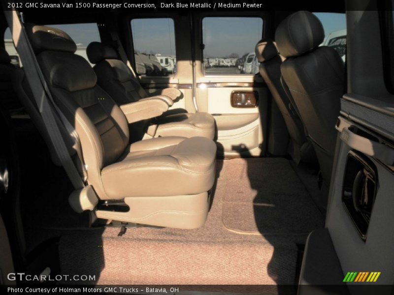 Dark Blue Metallic / Medium Pewter 2012 GMC Savana Van 1500 Passenger Conversion