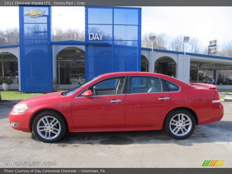 Victory Red / Gray 2011 Chevrolet Impala LTZ