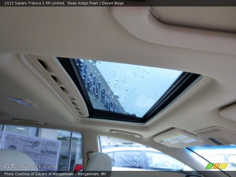 Sunroof of 2013 Tribeca 3.6R Limited