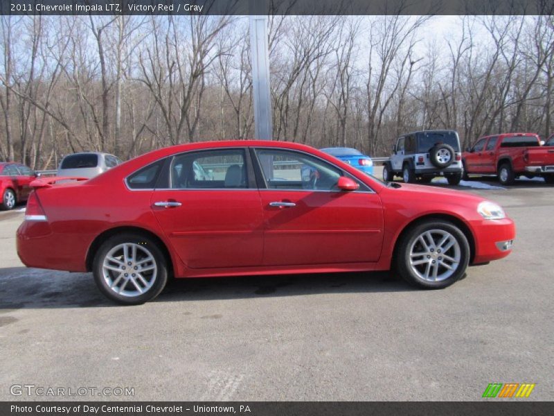 Victory Red / Gray 2011 Chevrolet Impala LTZ