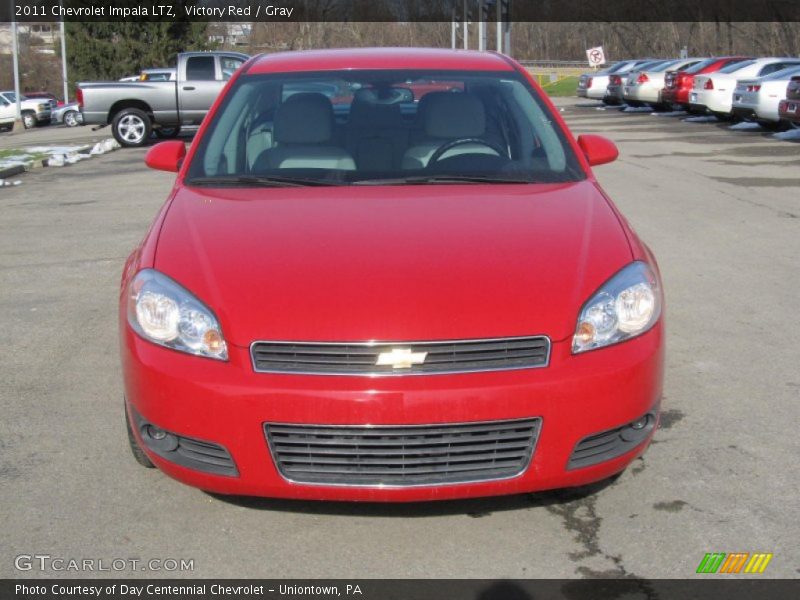 Victory Red / Gray 2011 Chevrolet Impala LTZ