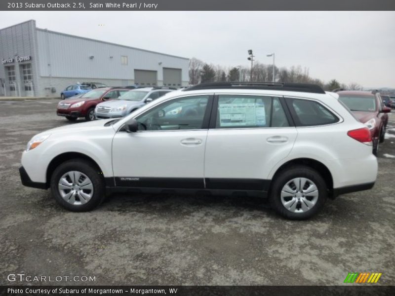 Satin White Pearl / Ivory 2013 Subaru Outback 2.5i